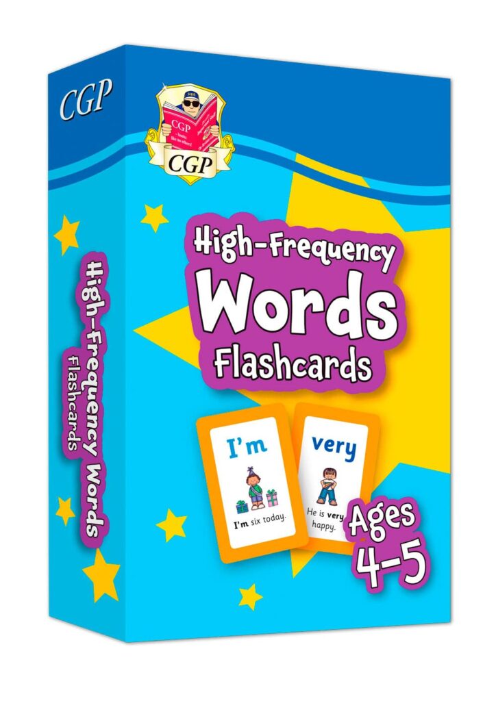 High-Frequency Words Flashcards for Ages 4-5 (Reception): perfect for children starting school (CGP Reception Activity Books and Cards)