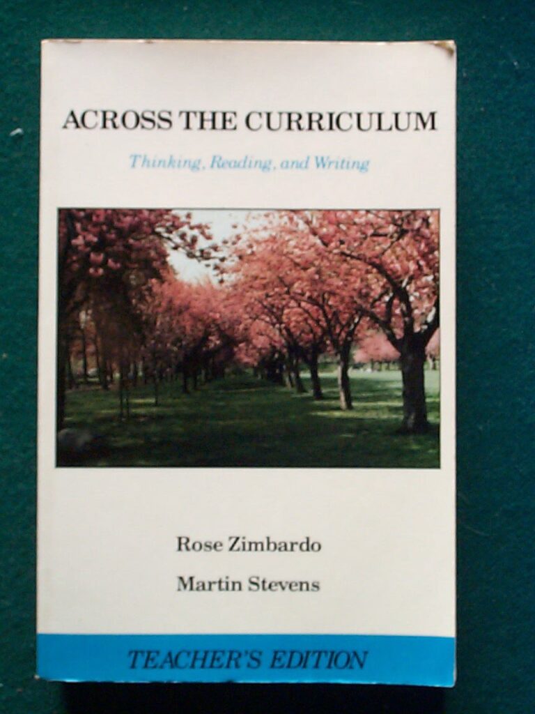Across the Curriculum: Thinking, Reading, Writing (LONGMAN SERIES IN COLLEGE COMPOSITION AND COMMUNICATION)