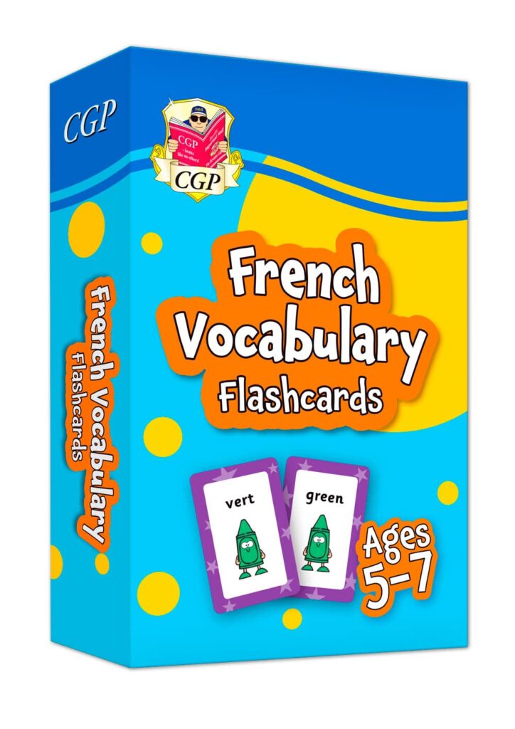 New French Vocabulary Flashcards for Ages 5-7 (with Free Online Audio) (CGP KS1 Activity Books and Cards)